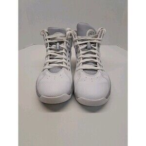 Jordan Ol' School 'White Metallic Silver' Size 10 317223-114 Preowned